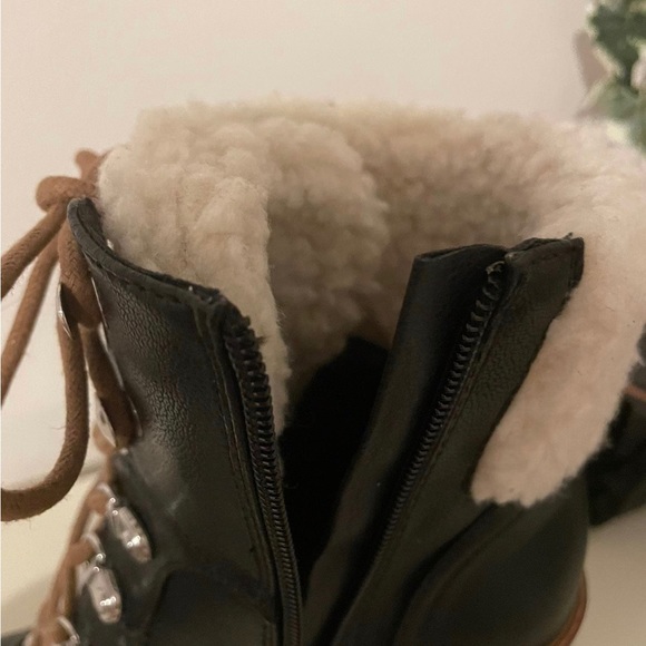 Nine West Peer Women's Sherpa Cuff Ankle Boots - Picture 8 of 9